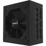 GIGABYTE P850GM enhed til strømforsyning 850 W 20+4 pin ATX ATX Sort, PC strømforsyning Sort, 850 W, 100 - 240 V, 50/60 Hz, 12 A, 6 A, Aktiv
