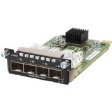 Hewlett Packard Enterprise Aruba 3810M 4SFP+ netværk switch-modul, Forlængelse modul SFP+, 10 Gbit/sek., Aruba 3810M, 74,2 x 130,8 x 27,7 mm, 170 g