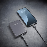 Intenso Magnetic Wireless Powerbank MW10000 Grey, Power Bank grå