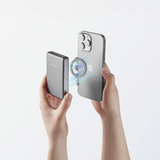 Intenso Magnetic Wireless Powerbank MW10000 Grey, Power Bank grå