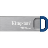Kingston DataTraveler Kyson 128 GB, USB-stik Sølv/Blå