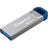 Kingston DataTraveler Kyson 128 GB, USB-stik Sølv/Blå