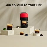 Krups Vertuo Pop XN9205 Fuld-auto Kapsel kaffemaskine 0,56 L, Kapsel maskine Sort/mørk rød, Kapsel kaffemaskine, 0,56 L, Kaffekapsel, 1500 W, Sort, Rød