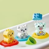 LEGO DUPLO Sjov i badet: Flydende dyretog, Bygge legetøj Byggesæt, 1,5 År, Plast, 14 stk, 447 g