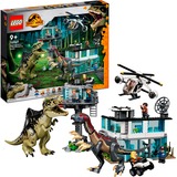 LEGO Giganotosaurus og therizinosaurus-angreb, Bygge legetøj Byggesæt, 9 År, Plast, 658 stk, 1,48 kg