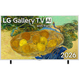 LG 55LX7B6LA.AEEQ (Gallery TV), QNED TV Sølv/Sort, 139,7 cm (55"), 3840 x 2160 pixel, QNED MiniLED, Smart TV, Wi-Fi, Sort