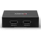 Lindy 2-port HDMI 4K splitter, HDMI splitter Sort