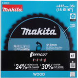Makita Cirkelsavklinge EFFICUT, Ø 415mm, 35 tænder 