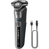 Philips Serie 5000 S5887/13, Shaver Carbon/grå, Rotations shaver, Grå, SteelPrecision blades, Knapper, LED, SH71