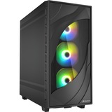 Sharkoon Rebel C80M RGB, Towerkabinet Sort