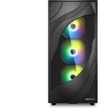 Sharkoon Rebel C80M RGB, Towerkabinet Sort