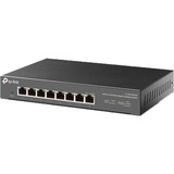 TP-Link TL-SG108-M2 netværksswitch Ikke administreret 2.5G Ethernet (100/1000/2500) Sort Ikke administreret, 2.5G Ethernet (100/1000/2500), Kan monteres på væggen
