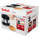 Tefal Uno FF215D Enkelt 1,8 L Enkeltstående 1600 W Frituregryde Sort, Rustfrit stål, Deep friture rustfrit stål/Sort, Frituregryde, 1,8 L, 1 kg, 1,8 L, 150 °C, 190 °C