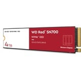 WD WD Red SN700 M.2 4000 GB PCI Express 3.0 NVMe, Solid state-drev 4000 GB, M.2, 3400 MB/s, 8 Gbit/sek.