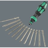 Wera 838 RA-R L Bits-håndholder med ratchetfunktion, Skruetrækker Sort/Grøn