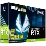 ZOTAC GAMING GeForce RTX 3060 Twin Edge NVIDIA 12 GB GDDR6, Grafikkort GeForce RTX 3060, 12 GB, GDDR6, 192 Bit, 7680 x 4320 pixel, PCI Express x16 4.0