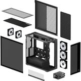 ARCTIC ACPCC00015A, Towerkabinet Sort (mat)