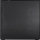 ARCTIC Xtender (Black) Midi Tower Sort, Towerkabinet Sort (mat), Midi Tower, PC, Sort, EATX, Metal, Hærdet glas, Spil