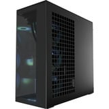 ARCTIC Xtender (Black) Midi Tower Sort, Towerkabinet Sort (mat), Midi Tower, PC, Sort, EATX, Metal, Hærdet glas, Spil