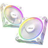 ASUS Prime MR120 Fan ARGB Reverse White 3in1 Computerkabinet Ventilator 12 cm Hvid 3 stk, Sag fan Hvid, Ventilator, 12 cm, 1600 rpm, Hvid
