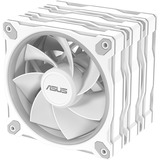 ASUS Prime MR120 Fan ARGB Reverse White 3in1 Computerkabinet Ventilator 12 cm Hvid 3 stk, Sag fan Hvid, Ventilator, 12 cm, 1600 rpm, Hvid