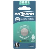 CR2025 - Lithium knapcelle til bilnøgle 1 stk. blisterpakke, Batteri
