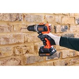 BLACK+DECKER Batteridrevet slagboremaskine/skruemaskine BCKSB02, 18 volt, Slagborer skruemaskine Orange/Sort