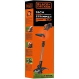 BLACK+DECKER DA 18V Li-On 3-IN-1 Strimmer , Græs trimmer Orange/Sort, inkls. hjul, 1 akku og oplader