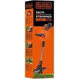 BLACK+DECKER DA 18V Li-On 3-IN-1 Strimmer , Græs trimmer Orange/Sort, inkls. hjul, 1 akku og oplader