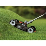 BLACK+DECKER DA 18V Li-On 3-IN-1 Strimmer , Græs trimmer Orange/Sort, inkls. hjul, 1 akku og oplader