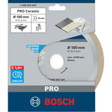 Bosch 2 608 602 635 180mm 1pcs rundsavklinge, Skæreskive Blød keramisk vægsten, 18 cm, 2,54 cm, 2,2 mm, 1 stk