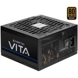 Chieftec Vita Netzteil 850W 80+Bronze - PC-/Server Netzteil - 14,17 min enhed til strømforsyning 20+4 pin ATX PS/2 Sort, PC strømforsyning Sort, 17 min, 850 W, 100 - 240 V, Aktiv, 20+4 pin ATX, 65 cm, 450 mm