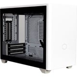 Cooler Master MasterBox NR200P Desktop Hvid, Towerkabinet Hvid, Desktop, PC, Hvid, Mini-DTX, Mini-ITX, Maske, Plast, SGCC, Stål, Hærdet glas, 15,5 cm