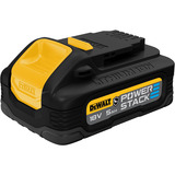 DEWALT Powerstack Akku DCBP518G, 18Volt 5Ah, Batteri Sort