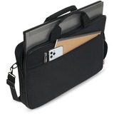 DICOTA D31855 taske og etui til notebook 43,9 cm (17.3") Mappe Sort, Laptop Sort, Mappe, 43,9 cm (17.3"), Skulderrem, 550 g
