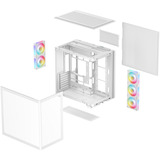 DeepCool CG590U 5F WH, Towerkabinet Hvid