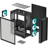 DeepCool R-CC560-BKGAA4-G-2, Towerkabinet Sort