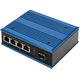 Digitus 4P Gigabit PoE Switch Ind. Uadministreret 1xSFP 