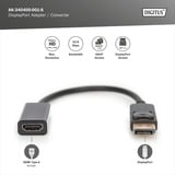 Digitus Adapter / Konverter DisplayPort > HDMI Sort