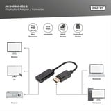 Digitus Adapter / Konverter DisplayPort > HDMI Sort