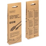 Digitus Adapterkabel mini DisplayPort > HDMI 8K Sort