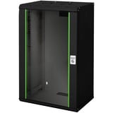 Digitus DN-19 20-U-SW stativ Vægmonteret stativ Sort, IT kabinet Sort, Vægmonteret stativ, 100 kg, Sort