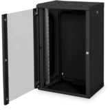 Digitus DN-19 20-U-SW stativ Vægmonteret stativ Sort, IT kabinet Sort, Vægmonteret stativ, 100 kg, Sort