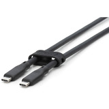 Digitus USB 3.2 Gen 2 silikone forbindelseskabel USB-C > USB-C Sort