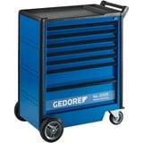 GEDORE 2005 0511, Værktøj Rulleborde værktøjsvogn Blå/Sort