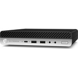 HP EliteDesk 800 G4 MP Renoveret, Mini-PC Sort/Sølv