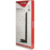 Inter-Tech DMG-19 WLAN 650 Mbit/s, Wi-Fi-adapter Trådløs, USB, WLAN, 650 Mbit/s, Sort