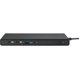 Kensington SD4842P EQ USB-C 10 Gbps triple video driverless dockingstation med 100 W-strømforsyning, Docking station Sort, Docking, USB 3.2 Gen 2 (3.1 Gen 2) Type-C, 100 W, 3,5 mm, 10,100,1000 Mbit/s, Sort