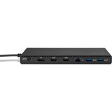 Kensington SD4842P EQ USB-C 10 Gbps triple video driverless dockingstation med 100 W-strømforsyning, Docking station Sort, Docking, USB 3.2 Gen 2 (3.1 Gen 2) Type-C, 100 W, 3,5 mm, 10,100,1000 Mbit/s, Sort