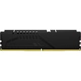 Kingston FURY FURY Beast 16GB 5200MT/s DDR5 CL40 DIMM Black, Hukommelse Sort, 16 GB, 1 x 16 GB, DDR5, 288-pin DIMM, Sort